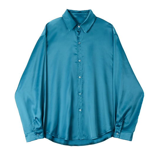 Camisa Holgada de Manga Larga para Hombre - Image 9