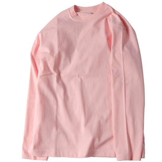 Camiseta Manga Larga de Algodón Puro Cuello Redondo Color Liso - Image 6