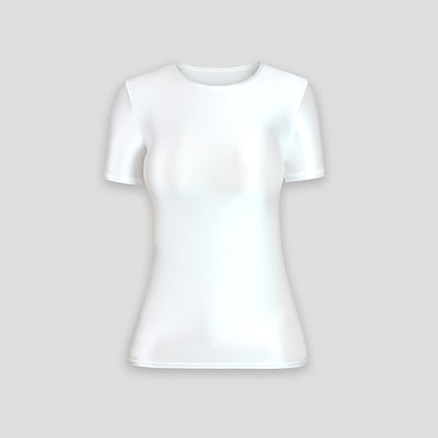 Playera Ajustada de Manga Corta en Spandex para Mujer - Image 18