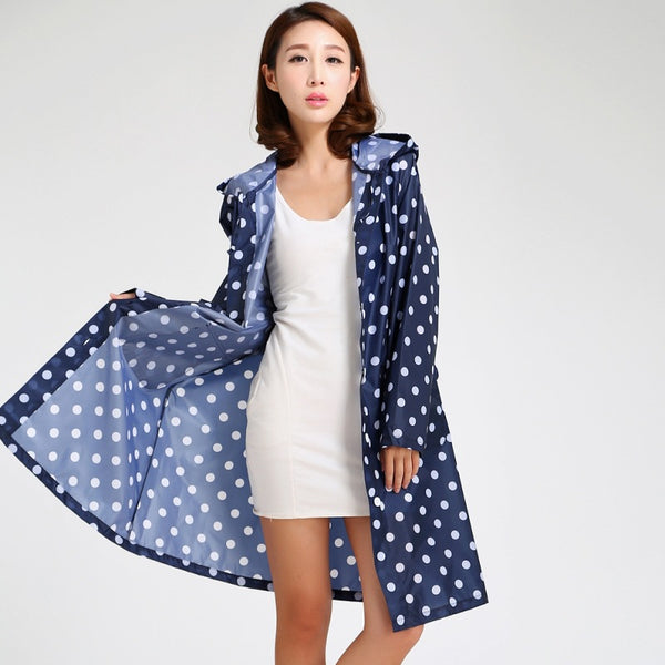 Poncho Impermeable para Mujer con Capucha - Ligero y Transpirable