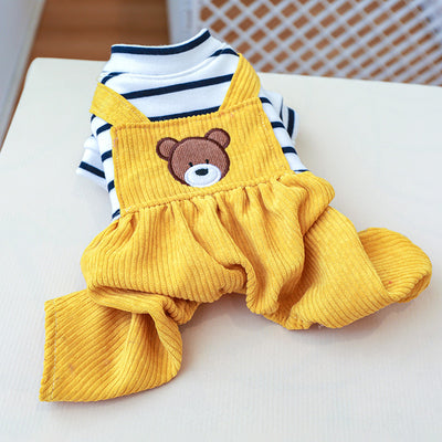 Pijama Térmico para Perros Pequeños - Mono Osito con Forro Polar - Image 27