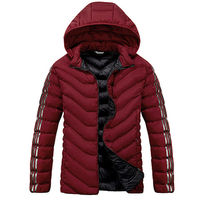 Chaqueta Acolchada con Capucha - Abrigo Casual Cálido para Invierno
