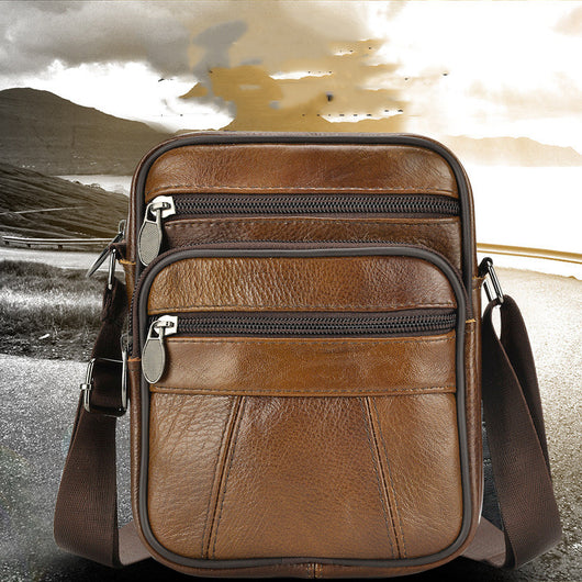 Bolso de Cuero Genuino para Negocios y Aventura al Aire Libre - Image 6