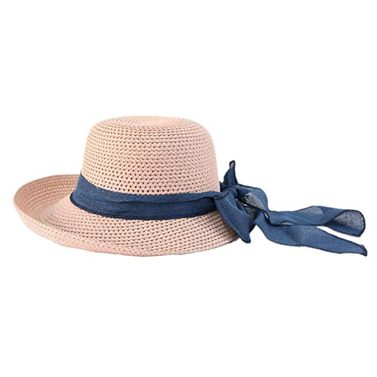 Sombrero de Playa Plegable con Moño para Mujer - Image 21