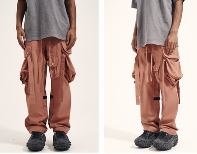 Pantalones Cargo Hombre con Bolsillos Velcro - Marca Tide - Image 15