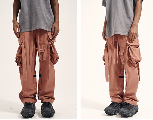 Pantalones Cargo Hombre con Bolsillos Velcro - Marca Tide - Image 15
