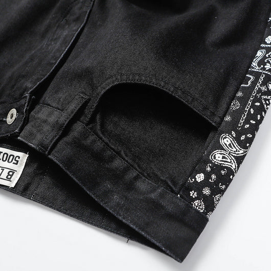Jeans Hip Hop Vintage Desgastados con Detalles Floral - Image 14