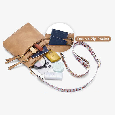 Bolso de Hombro Vertical para Mujer con Múltiples Bolsillos - Image 31