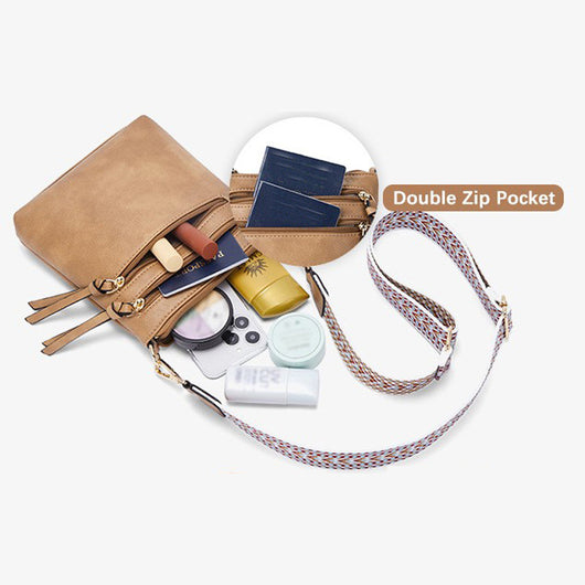 Bolso de Hombro Vertical para Mujer con Múltiples Bolsillos - Image 31