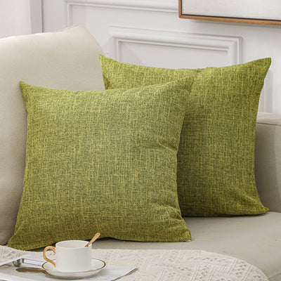 Almohada de Lino y Algodón para Sofá - Diseño Liso y Elegante - Image 11