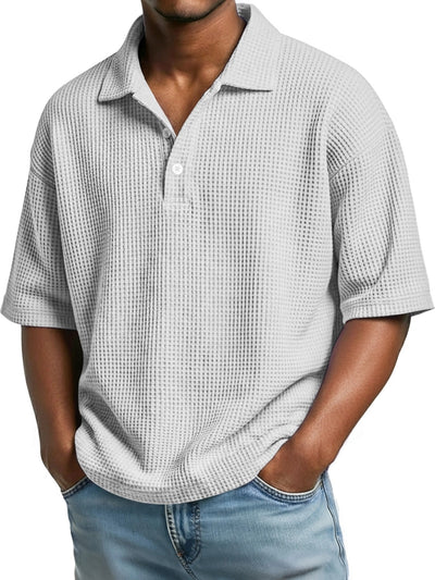 Camisa Minimalista de Punto Texturizado con Cuello Clásico - Image 15