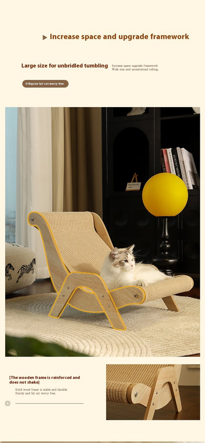 Nido Rascador para Gatos con Sisal Transpirable y Reclinable - Image 11