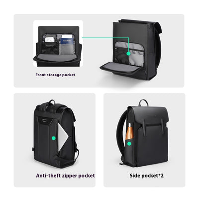 Mochila Ejecutiva Ligera de Gran Capacidad con Compartimento para Laptop - Image 3