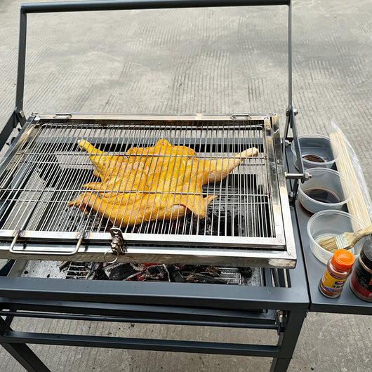 Asador Volteable BBQ Villa Carbón para Patio - Image 4