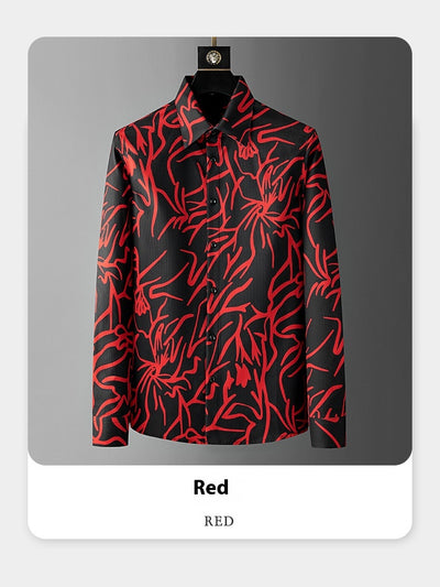 Camisa Suelta Estampada Digital para Hombre - Colección Otoño - Image 10