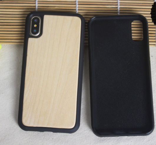 Funda Protectora para Teléfono con Diseño Acanalado en TPU y Madera - Image 13