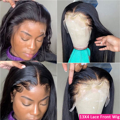 Peluca Frontal de Encaje Natural - Estilo Europeo y Americano para Todos los Tonos de Piel - Image 7