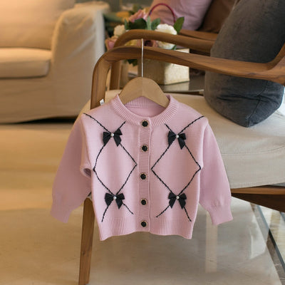 Cardigan Niña con Moño - Suéter Elegante para Niñas - Image 9