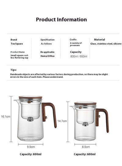 Tetera de Vidrio con Separador Magnético - Infusor sin Varilla 800ml - Image 27