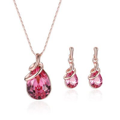 Conjunto de Joyas de Aleación con Gemas - Image 5