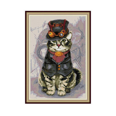 Kit de Punto de Cruz Gato Adorable - Image 10