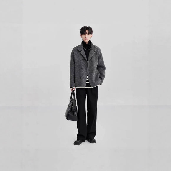 Abrigo de Lana Premium para Hombre - Otoño e Invierno
