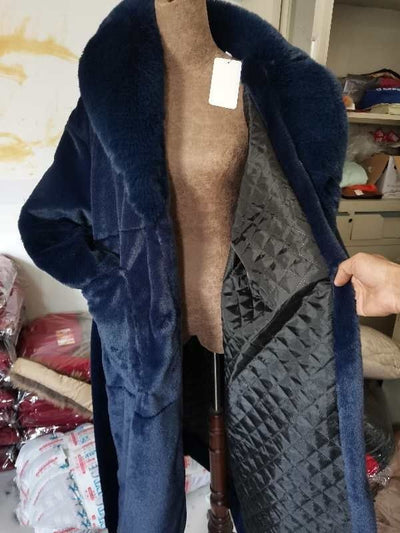 Abrigo de Piel Sintética Midi para Mujer - Estilo Europeo - Image 20