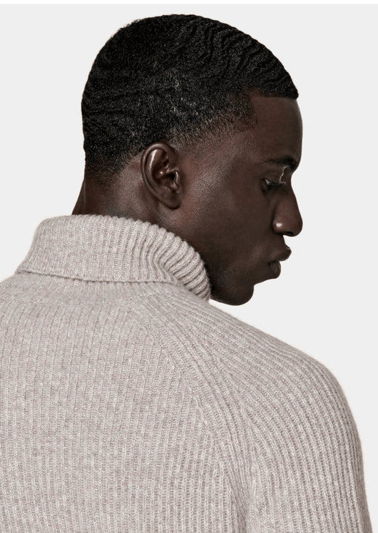 Suéter de Cuello Alto en Cashmere para Hombre - Pullover Elegante y Sofisticado - Image 13
