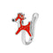 African Non-piercing Nose Ring Christmas Plateado B