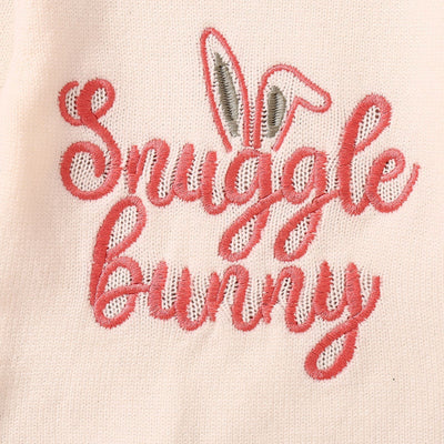 Suéter Infantil con Orejas de Conejo y Bordado de Letras para Pascua - Image 25