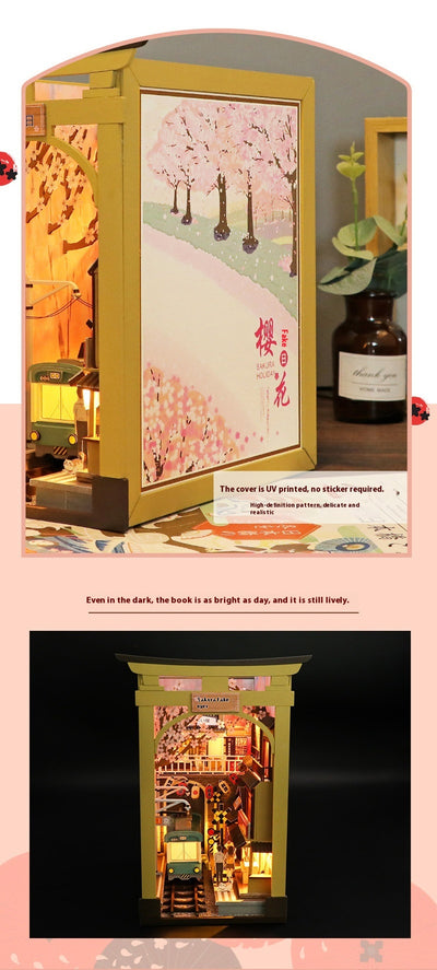 Libro 3D Flor de Cerezo - Set Armable de Regalo Decorativo - Image 9