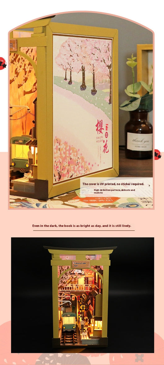 Libro 3D Flor de Cerezo - Set Armable de Regalo Decorativo - Image 9