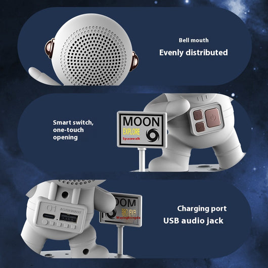 Altavoz Bluetooth Astronauta Creative Inalámbrico Portátil - Image 20