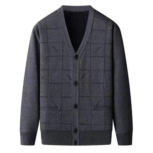 Suéter Oversized de Manga Larga para Papá - Tallas Grandes Primavera Otoño - Image 11