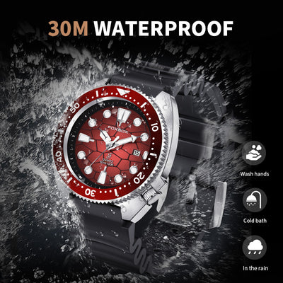 Reloj de Negocios para Hombre Cuarzo Luminoso Resistente al Agua con Bisel Rotatorio - Image 2
