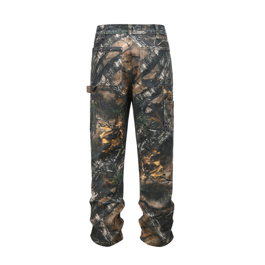 Conjunto Safari Retro Camuflaje Hojas Secas con Pantalón Táctico Estampado Completo - Image 2