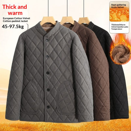 Chamarra de Algodón Grueso Forrada en Fleece para Hombre - Image 11