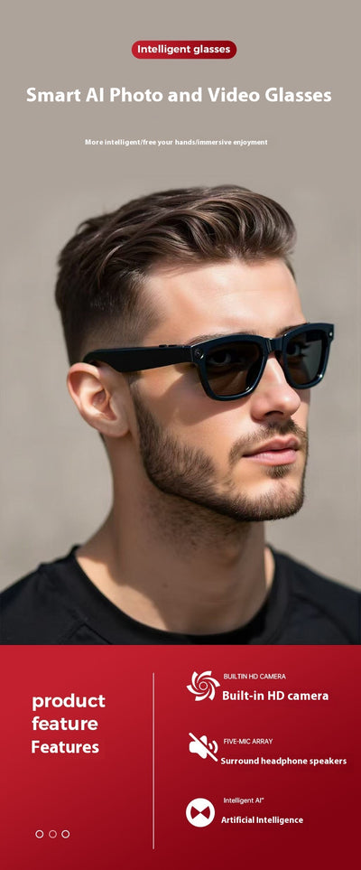 Gafas Inteligentes con Cámara HD y Traductor IA en Tiempo Real - Image 8