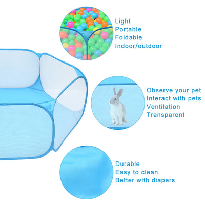 Carpa de Juego Plegable con Piscina de Pelotas para Niños - Image 10