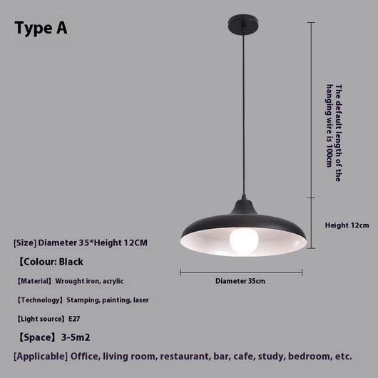 Lámpara Colgante Minimalista de Diseño Moderno para Restaurante y Bar - Image 6