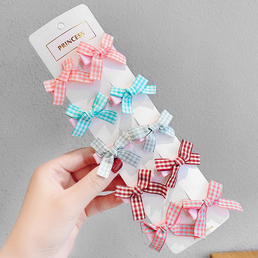 Pasador de Cabello Infantil con Moño - Accesorio Princesa para Flequillos