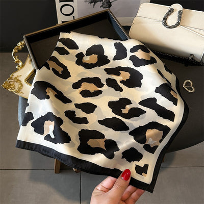 Pañuelo Bolsa de Playa Estilo Coreano en Seda Artificial a Rayas - Image 44