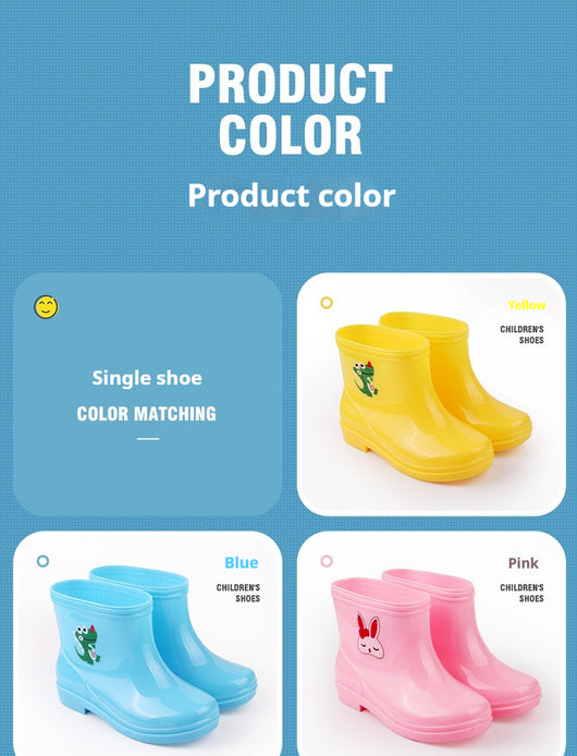 Botas Impermeables Infantiles Antideslizantes para Otoño e Invierno - Image 17