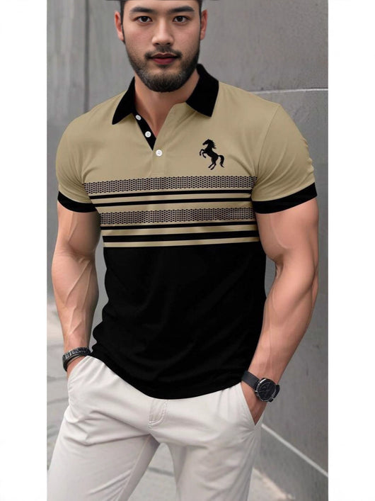 Polo Manga Corta con Tecnología 3D Impresa para Hombre - Image 15