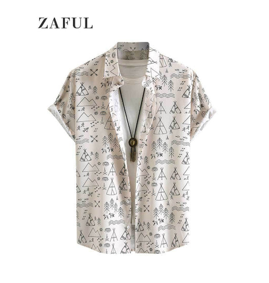 Camisa Casual de Algodón y Lino para Hombre - Image 12