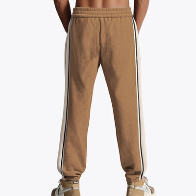 Pantalones de Chándal Holgados con Franja Lateral para Hombre