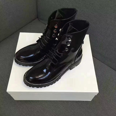 Botas Motociclista Estilo Británico con Suela Gruesa - Image 15