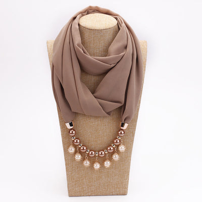 Pañuelo Collar Chal Perla con Protección Solar para Mujer - Image 12