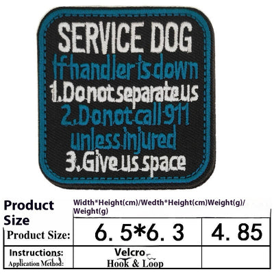Accesorios para Perros con Bordado y Velcro - Pegatinas Decorativas Personalizables - Image 3
