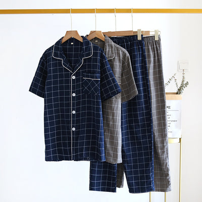 Pijama de Cuadros para Hombre - Conjunto Corto Cómodo - Image 10